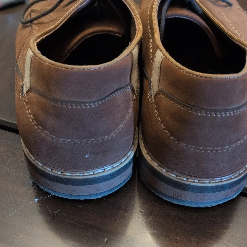 Boy's Classic Brown Suede Derby Shoes